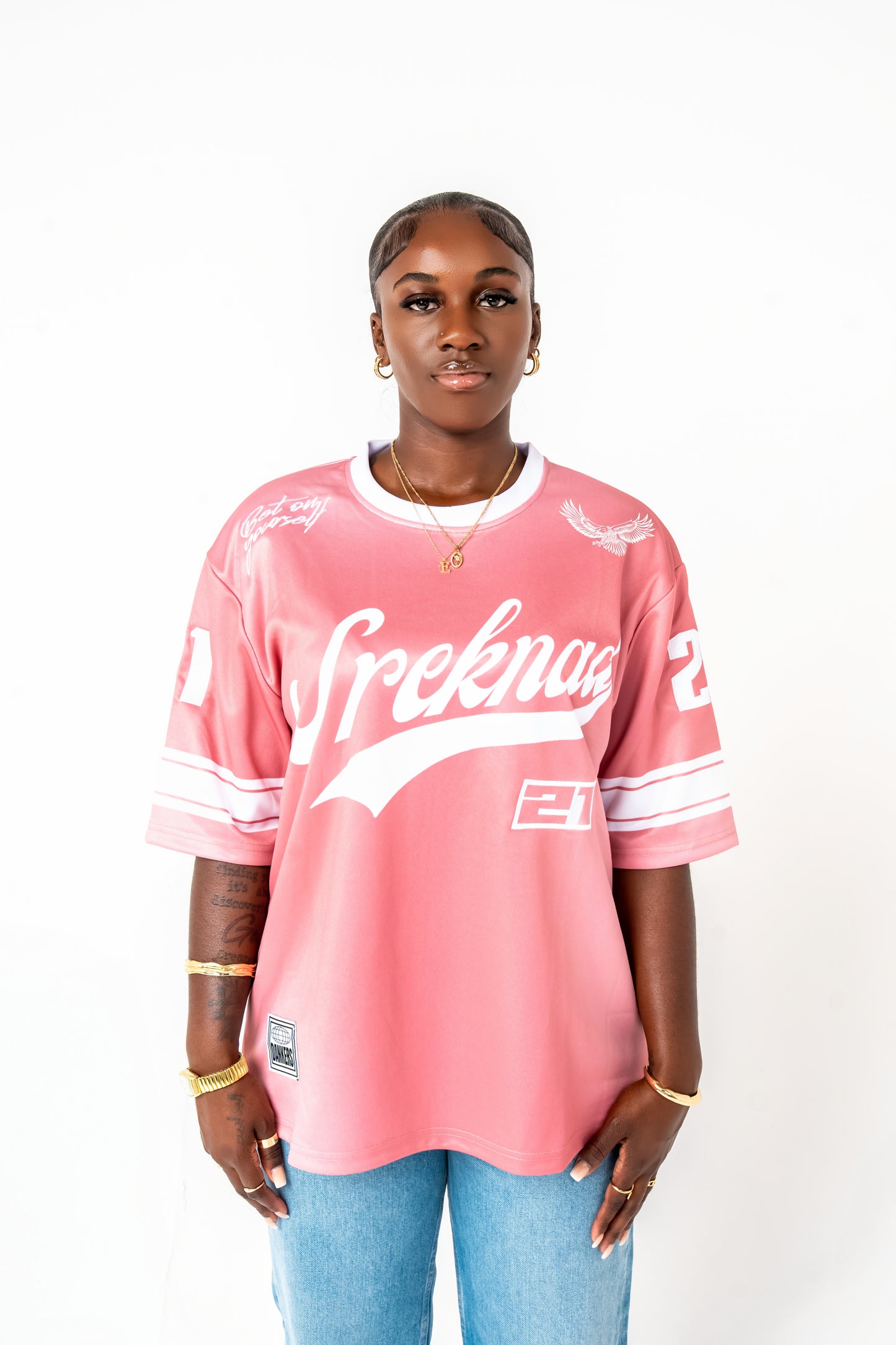 PINK REVERABLE DANKERS JERSEY