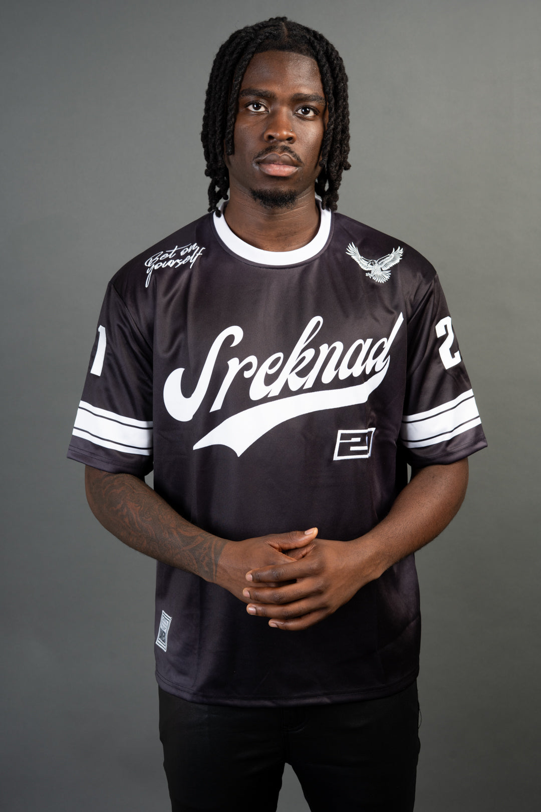 BLACK REVERSABLE DANKERS JERSEY